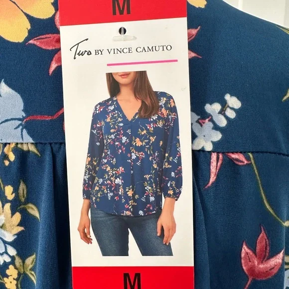 Vince Camuto Floral Blouse - Picture 6 of 7